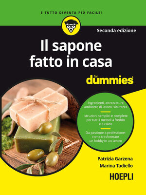 cover image of Il sapone fatto in casa For Dummies